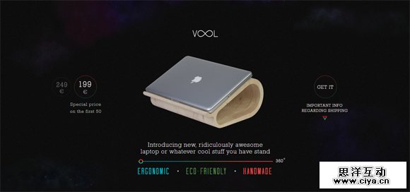 30个优秀的黑色风格网站设计作品,互联网的一些事