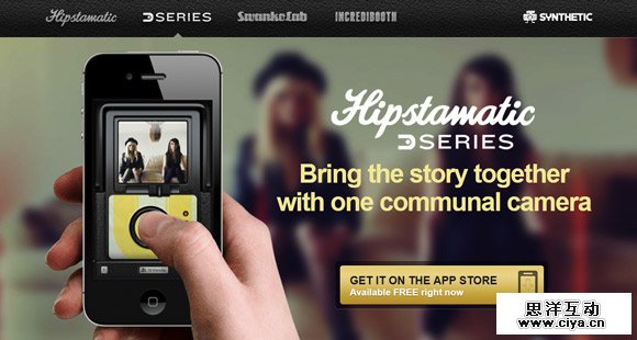 hipstamatic 网页设计中背景的创意风格与设计趋势,互联网的一些事