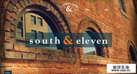 south & eleven 网页设计中背景的创意风格与设计趋势,互联网的一些事