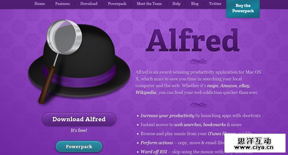 alfred 网页设计中背景的创意风格与设计趋势,互联网的一些事