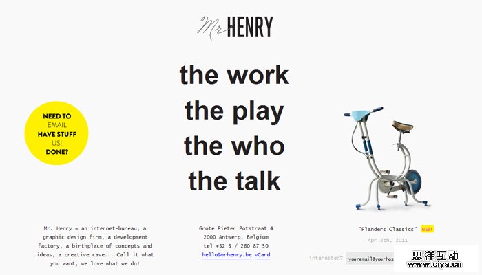 10个优秀的 HTML5 网站实例,互联网的一些事