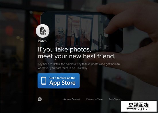 30个非常精美的 iOS App 网站设计案例,互联网的一些事