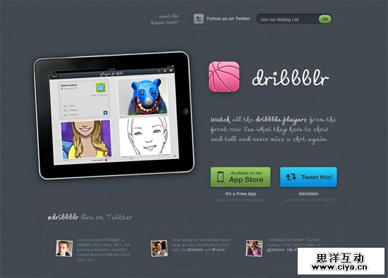 30个非常精美的 iOS App 网站设计案例,互联网的一些事