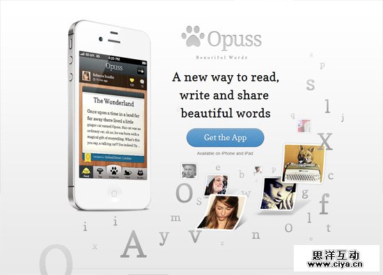 30个非常精美的 iOS App 网站设计案例,互联网的一些事