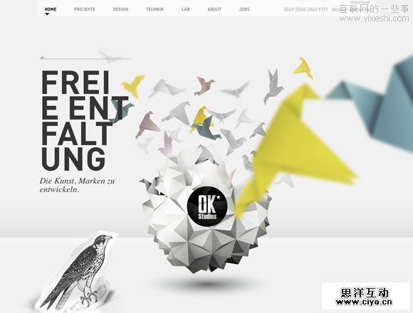 视差滚动（Parallax Scrolling）技术在网页中应用的精美案例,互联网的一些事