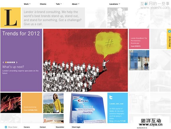 20佳国外优秀的简约风格网页设计作品,互联网的一些事