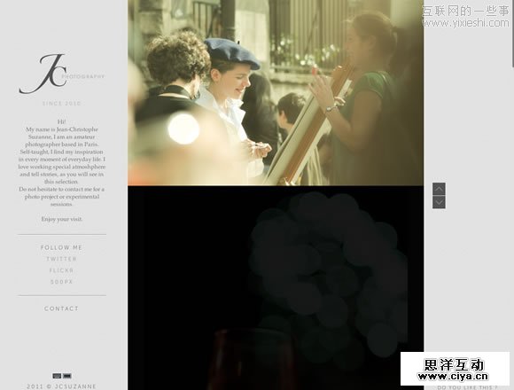 20佳国外优秀的简约风格网页设计作品,互联网的一些事