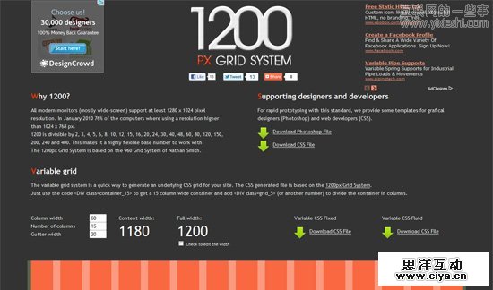 14款非常有用的 CSS 网格系统生成工具 14款非常有用的 CSS 网格系统生成工具,互联网的一些事