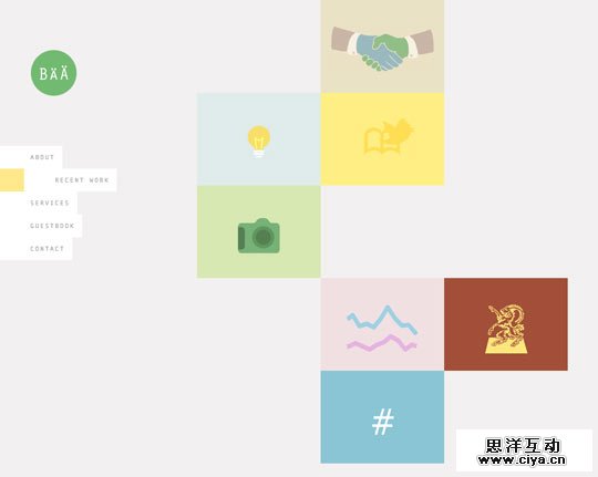 25个简约主义的网页设计作品欣赏,互联网的一些事