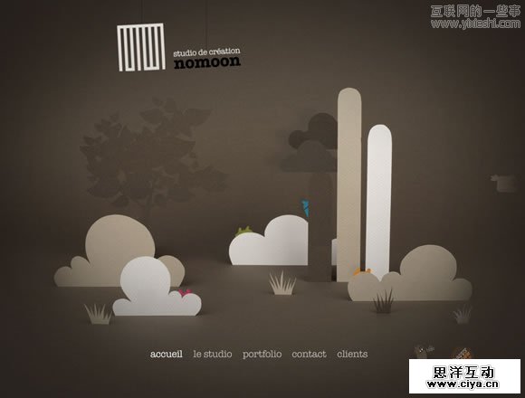 20个纯色背景的网页设计作品欣赏,互联网的一些事