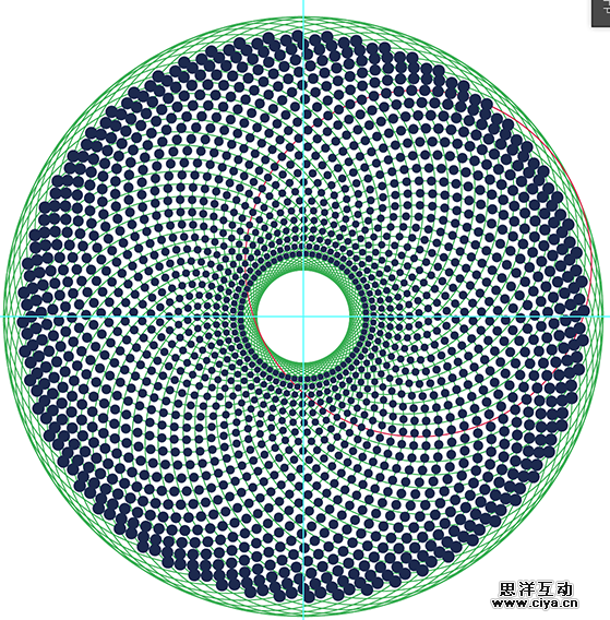 AI教程：利用Illustrator创建漂亮的螺旋圆点花纹