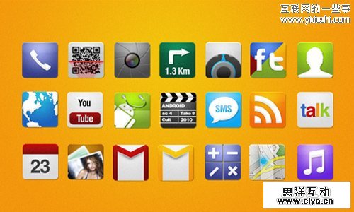 24款设计精美的免费Android主题图标免费下载,互联网的一些事