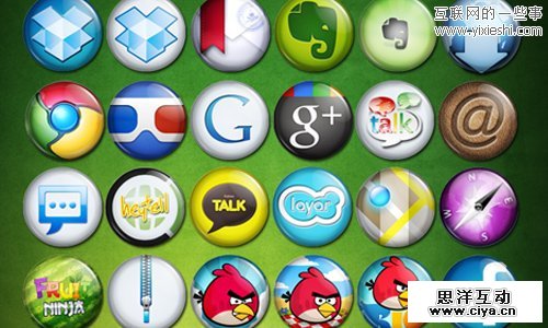 24款设计精美的免费Android主题图标免费下载,互联网的一些事