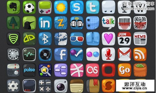 24款设计精美的免费Android主题图标免费下载,互联网的一些事
