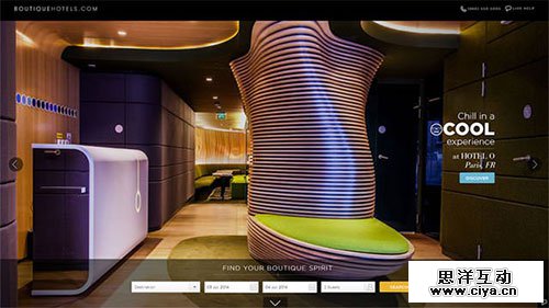 Boutique-Hotels 酒店网站 网页设计 很想去一次!19个美丽的度假酒店网站,互联网的一些事