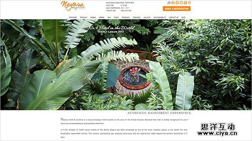 Nayara-Hotel-Spa-Gardens 酒店网站 网页设计 很想去一次!19个美丽的度假酒店网站,互联网的一些事