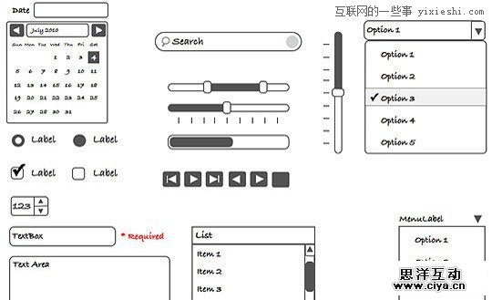 分享30套精美的Web和手机开发UI素材包,互联网的一些事