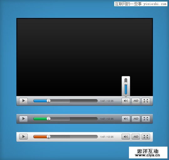 分享30套精美的Web和手机开发UI素材包,互联网的一些事