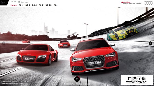 The Audi RS models