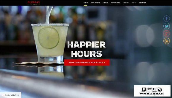 30 Tasty Websites of Cafes and Restaurants