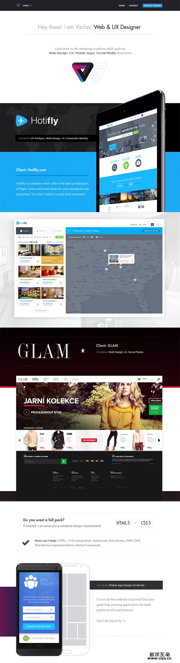 Portfolio Concept by Vaclav Bedrich