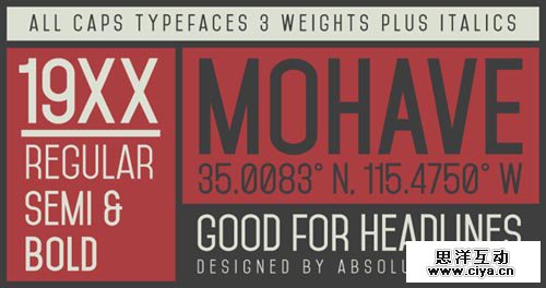 Mohave Free Font Mohave Free Font
