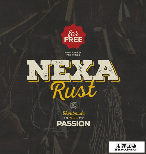 Nexa Rust Free Font Nexa Rust Free Font