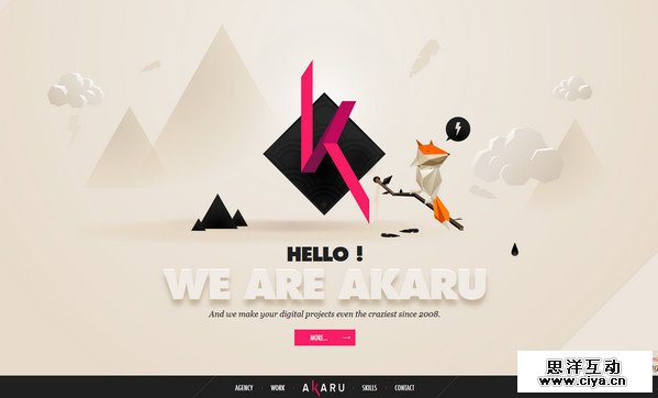 Akaru 18个超酷的多边形背景网页设计