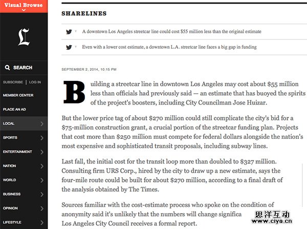 La times