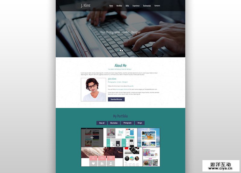 11-HTML5OnePageTemplateforWebDeveloper