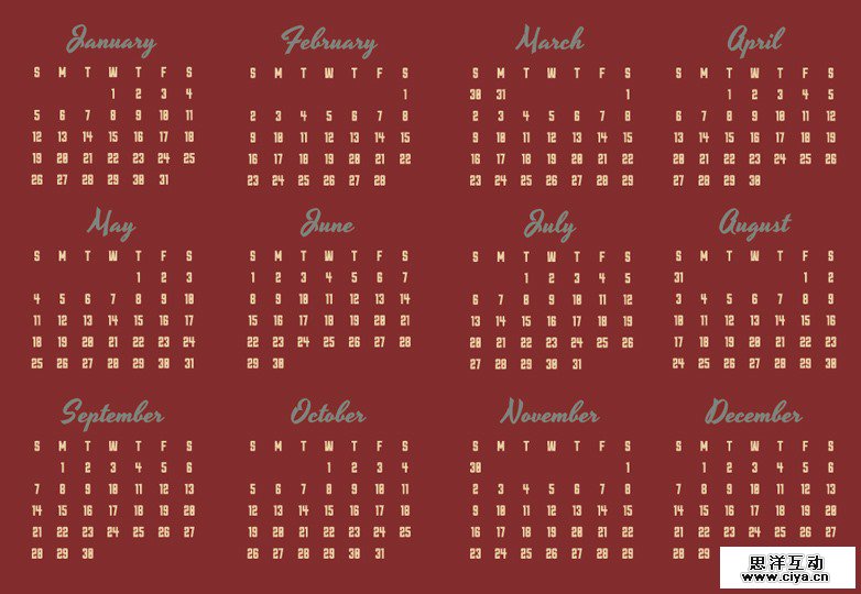 45+ freebies you have to try this month photo retro calendar