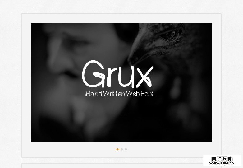 45+ freebies you have to try this month photo Grux handmande font