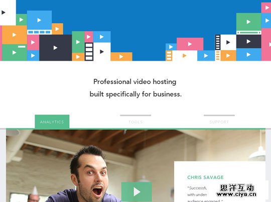 flat websites