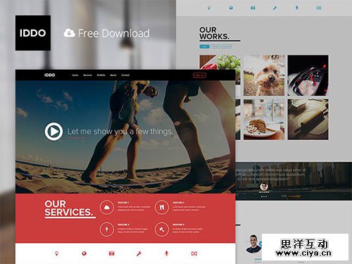 IDDO 网页模板