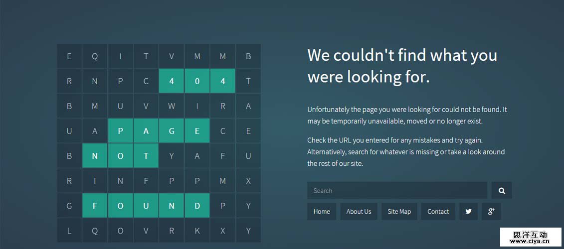 Wordsearch-Responsive-404-Error-Pack