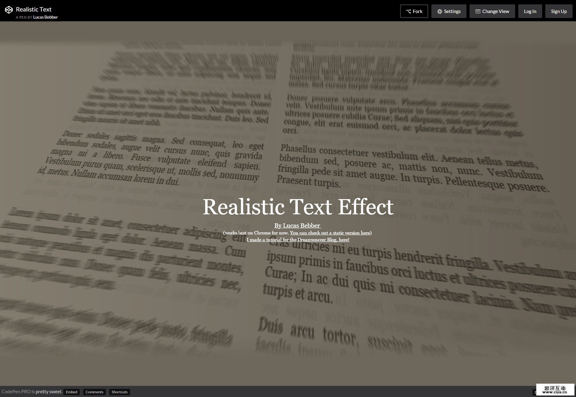 realistic-text