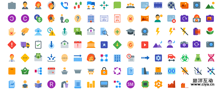 Flat Color Icons