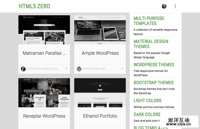 HTML5 Zero