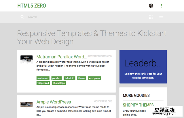 HTML5 Zero