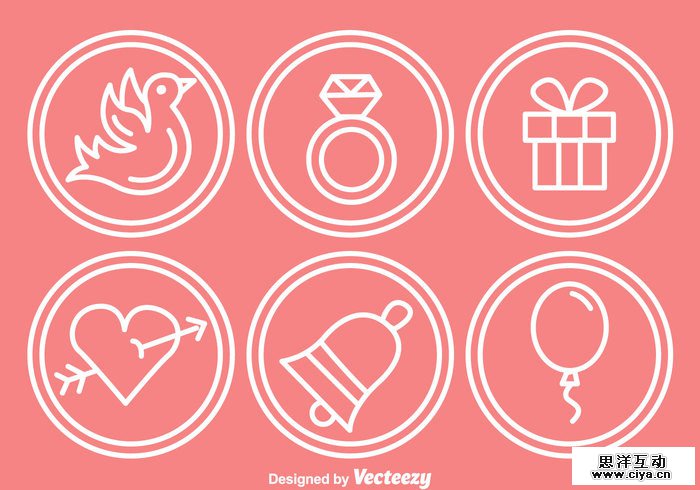 circular line icons