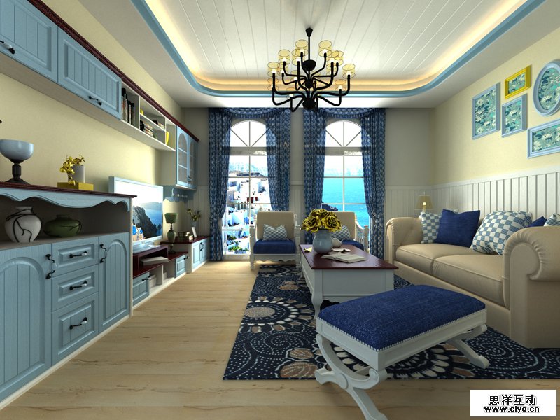 查看《地中海家具设计+展厅设计》原图，原图尺寸：800x600