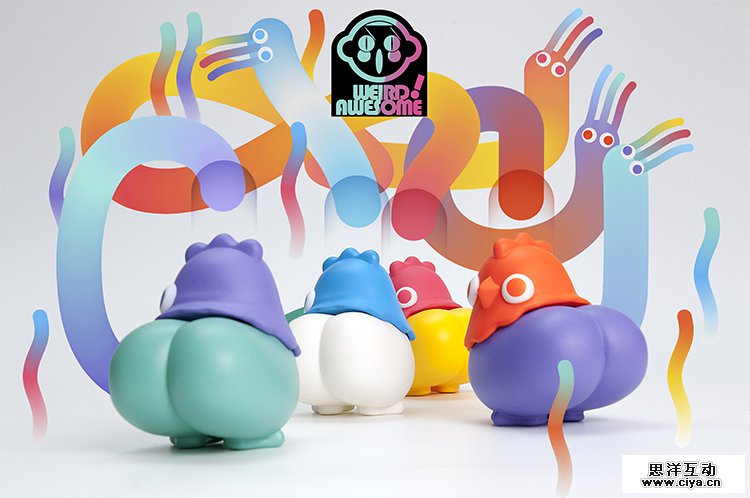 查看《咕咕呆 GOGODAY~！潮玩 设计师玩偶 怪棒玩务 出品》原图，原图尺寸：750x498