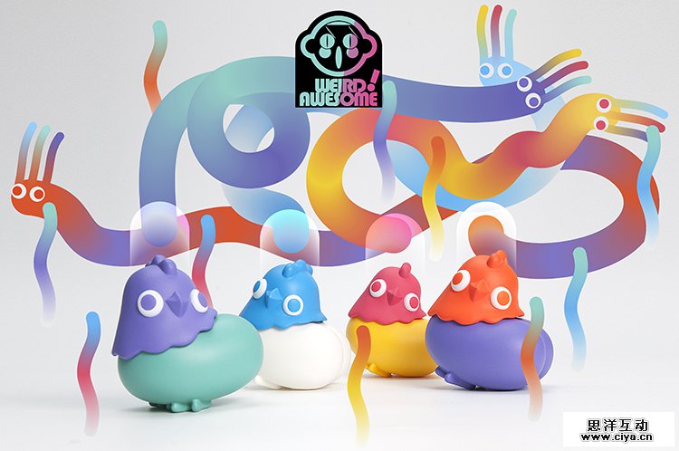 查看《咕咕呆 GOGODAY~！潮玩 设计师玩偶 怪棒玩务 出品》原图，原图尺寸：750x498