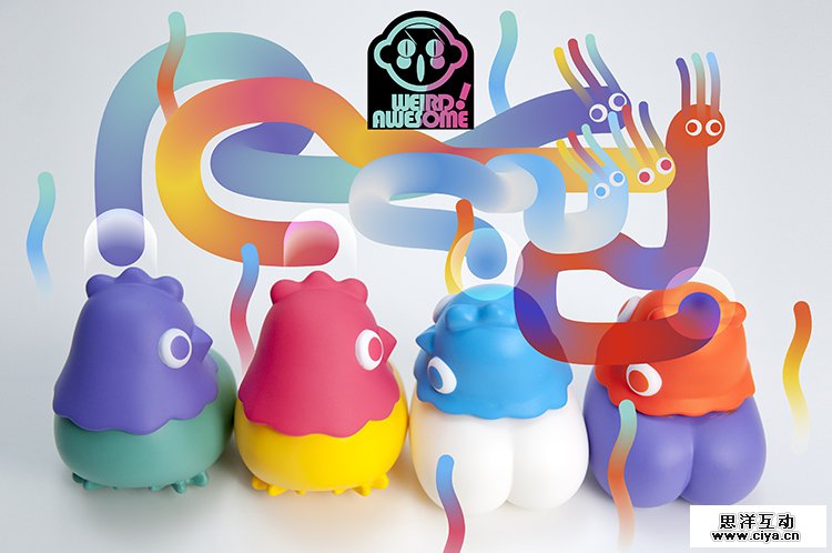 查看《咕咕呆 GOGODAY~！潮玩 设计师玩偶 怪棒玩务 出品》原图，原图尺寸：750x498