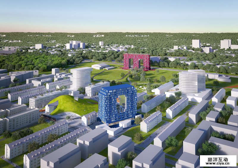 查看《曼海姆新社区:绿色‘山丘’与字母形塔楼》原图,原图尺寸:800x566