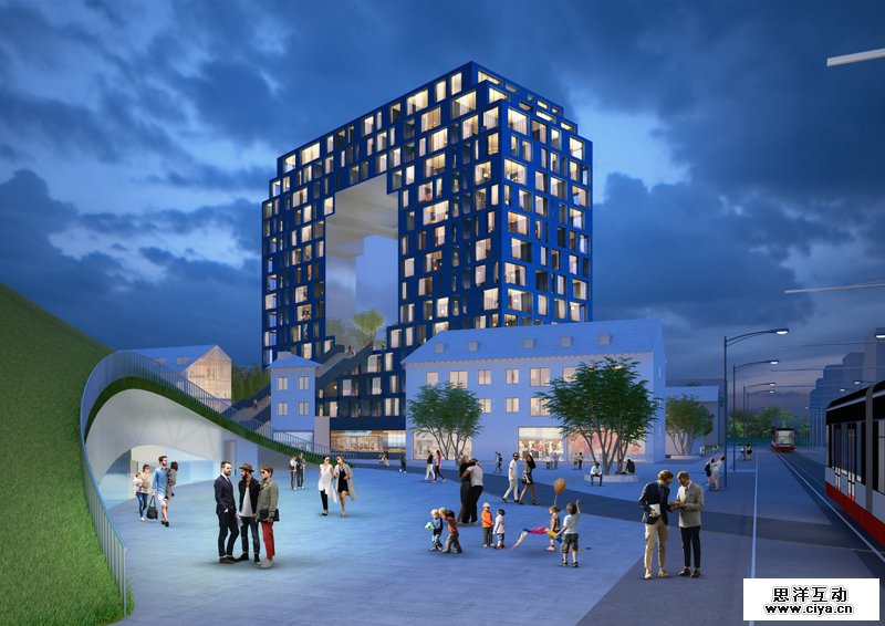 查看《曼海姆新社区:绿色‘山丘’与字母形塔楼》原图,原图尺寸:800x566