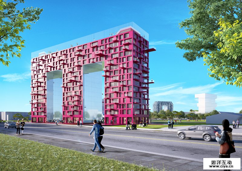 查看《曼海姆新社区:绿色‘山丘’与字母形塔楼》原图,原图尺寸:800x566